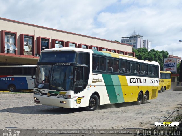 Empresa Gontijo de Transportes 15325 na cidade de Governador Valadares, Minas Gerais, Brasil, por Valter Francisco. ID da foto: 2566415.