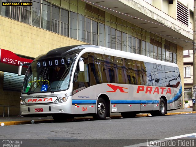 Expresso de Prata 1364 na cidade de Bauru, São Paulo, Brasil, por Leonardo Fidelli. Número da foto: #2567763.