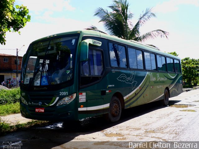 Asa Branca Turismo 2091 na cidade de Jaboatão dos Guararapes, Pernambuco, Brasil, por Daniel Cleiton  Bezerra. Número da foto: #2566400.