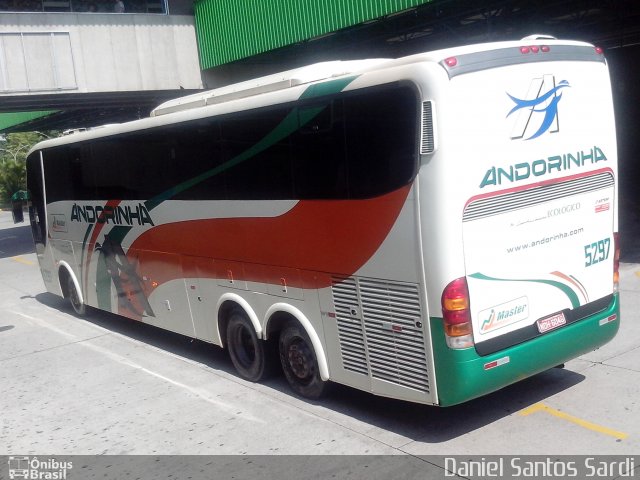 Empresa de Transportes Andorinha 5297 na cidade de São Paulo, São Paulo, Brasil, por Daniel Santos Sardi. ID da foto: 2566389.