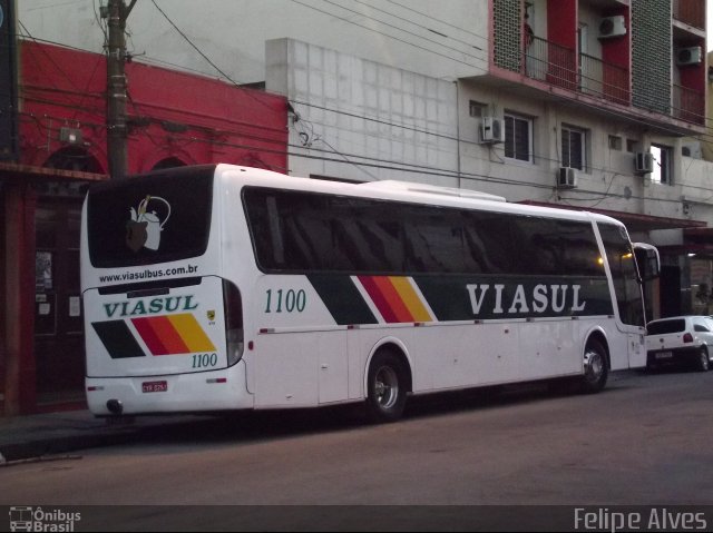 Viasul - Auto Viação Venâncio Aires 1100 na cidade de Pelotas, Rio Grande do Sul, Brasil, por Felipe Alves. Número da foto: #2598886.