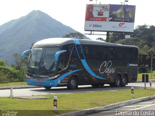 Empresa de Ônibus Nossa Senhora da Penha 53012 na cidade de Teresópolis, Rio de Janeiro, Brasil, por Leonardo Costa. ID da foto: 2599686.