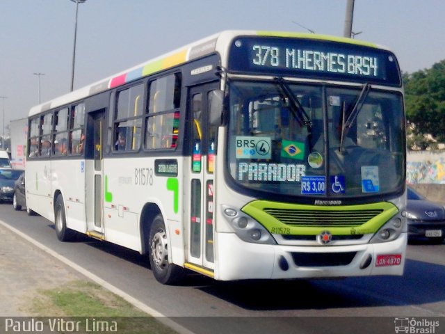 Viação Vila Real B11578 na cidade de Rio de Janeiro, Rio de Janeiro, Brasil, por Paulo Vitor Lima. Número da foto: #2599112.