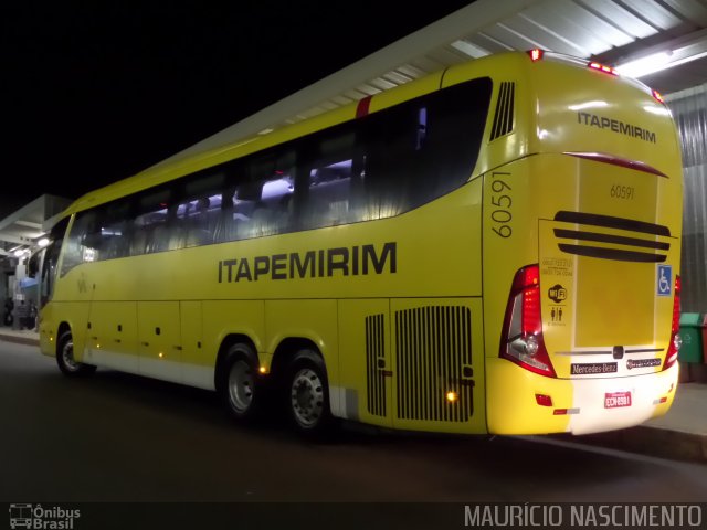 Viação Itapemirim 60591 na cidade de Belo Horizonte, Minas Gerais, Brasil, por Maurício Nascimento. Número da foto: #2598785.