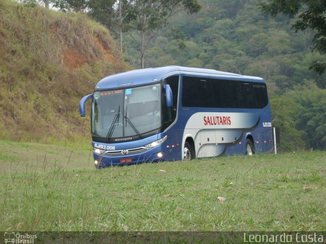 Viação Salutaris e Turismo RJ 193.006 na cidade de Três Rios, Rio de Janeiro, Brasil, por Leonardo Costa. ID da foto: 2598687.