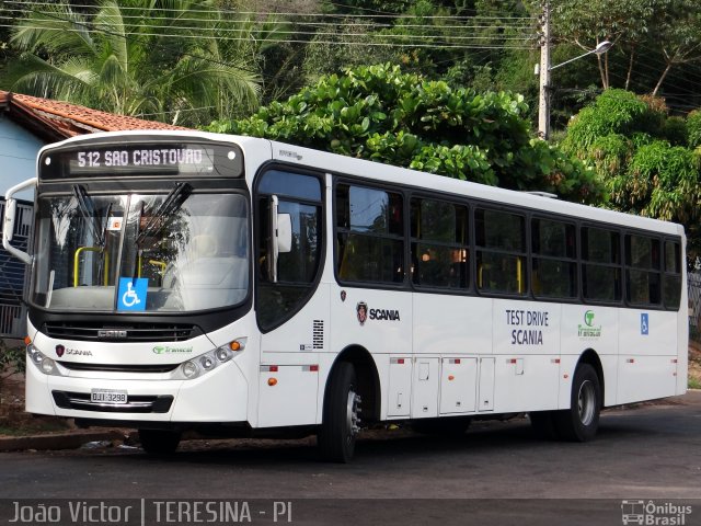 Transcol Transportes Coletivos 3298 na cidade de Teresina, Piauí, Brasil, por João Victor. ID da foto: 2599584.