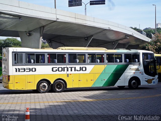 Empresa Gontijo de Transportes 11330 na cidade de Belo Horizonte, Minas Gerais, Brasil, por César Natividade. ID da foto: 2598539.