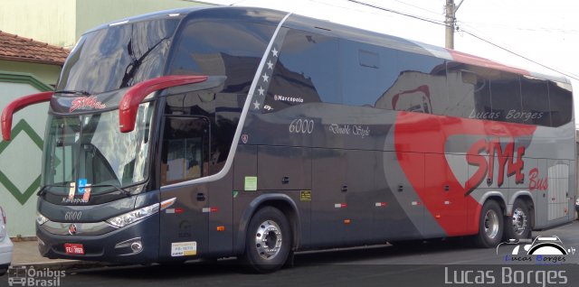 Style Bus 6000 na cidade de Araxá, Minas Gerais, Brasil, por Lucas Borges . Número da foto: #2601469.
