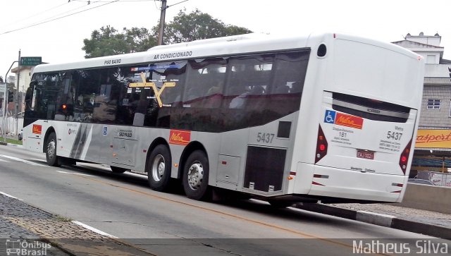 Metra - Sistema Metropolitano de Transporte 5437 na cidade de Santo André, São Paulo, Brasil, por Matheus Silva. Número da foto: #2600771.
