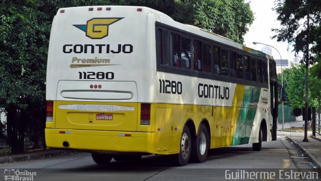 Empresa Gontijo de Transportes 11280 na cidade de São Paulo, São Paulo, Brasil, por Guilherme Estevan. ID da foto: 2601234.