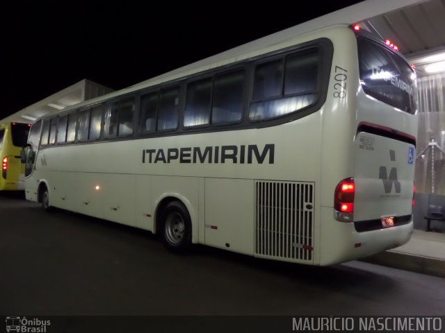 Viação Itapemirim 8207 na cidade de Belo Horizonte, Minas Gerais, Brasil, por Maurício Nascimento. Número da foto: #2600622.
