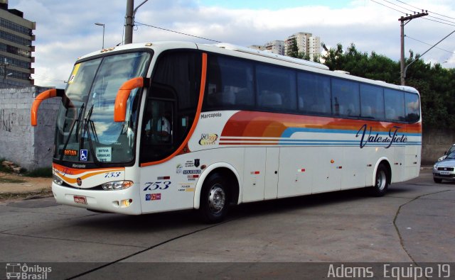 Viação Vale do Tietê 753 na cidade de São Paulo, São Paulo, Brasil, por Adems  Equipe 19. Número da foto: #2600923.