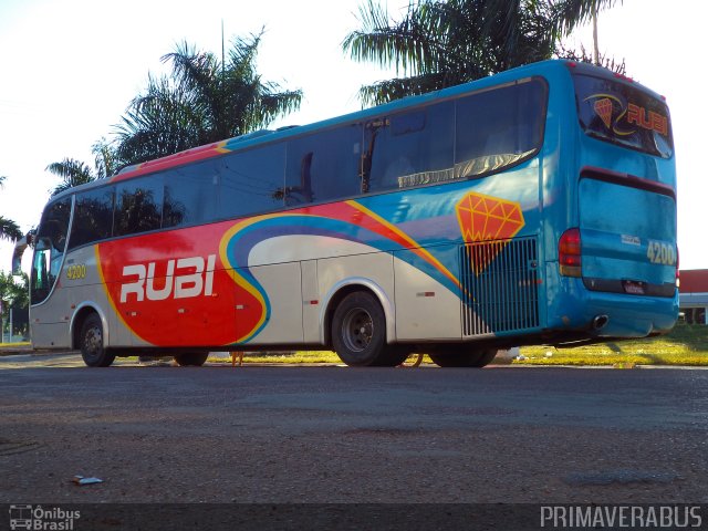 Expresso Rubi 4200 na cidade de Primavera do Leste, Mato Grosso, Brasil, por Alexandre Rodrigo. Número da foto: #2602458.