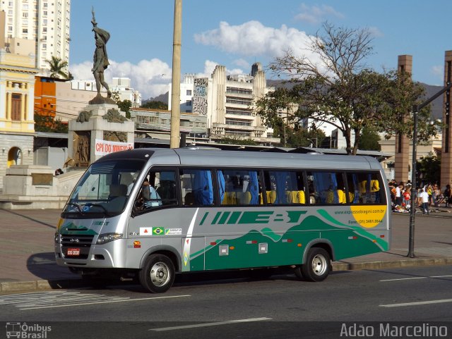 EBT - Expresso Biagini Transportes 2838 na cidade de Belo Horizonte, Minas Gerais, Brasil, por Adão Raimundo Marcelino. ID da foto: 2603314.