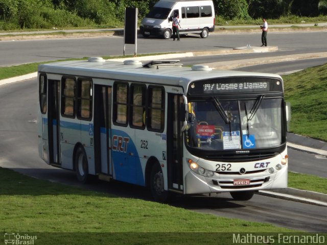 CRT - Cidade do Recife Transportes 252 na cidade de São Lourenço da Mata, Pernambuco, Brasil, por Matheus Fernando. ID da foto: 2602616.