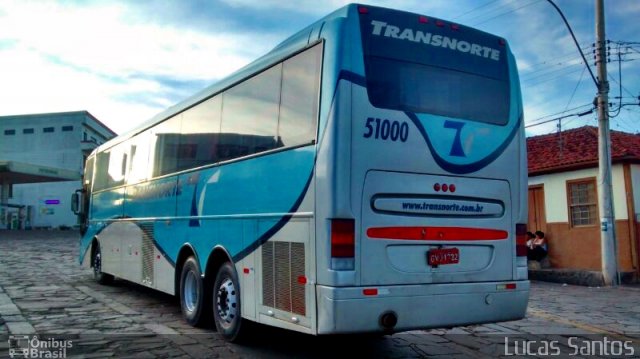 Transnorte - Transporte e Turismo Norte de Minas 51000 na cidade de Diamantina, Minas Gerais, Brasil, por Lucas Santos. Número da foto: #2602603.