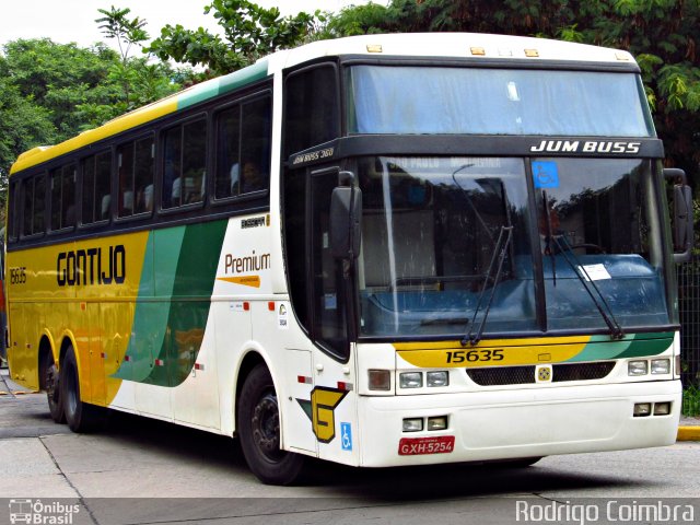 Empresa Gontijo de Transportes 15635 na cidade de São Paulo, São Paulo, Brasil, por Rodrigo Coimbra. ID da foto: 2602194.