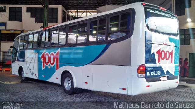 Auto Viação 1001 RJ 108.370 na cidade de Nova Friburgo, Rio de Janeiro, Brasil, por Matheus Barreto de Souza. Número da foto: #2604233.