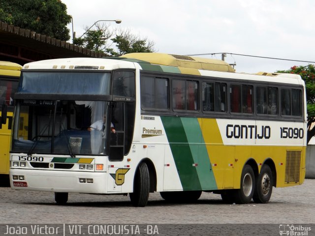 Empresa Gontijo de Transportes 15090 na cidade de Vitória da Conquista, Bahia, Brasil, por João Victor. ID da foto: 2605312.