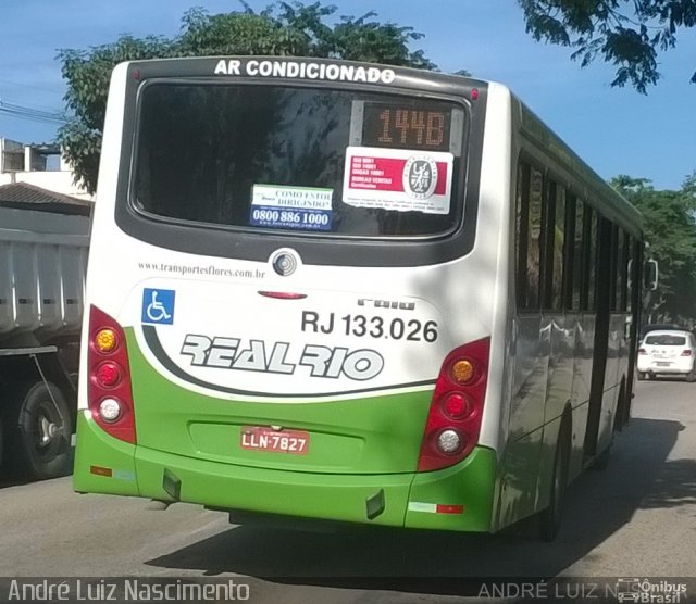 Expresso Real Rio RJ 133.026 na cidade de Seropédica, Rio de Janeiro, Brasil, por André Luiz Nascimento. Número da foto: #2607581.