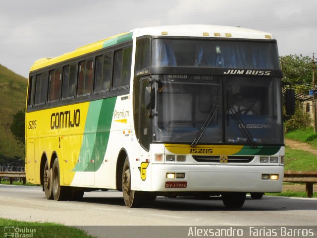 Empresa Gontijo de Transportes 15285 na cidade de Queimados, Rio de Janeiro, Brasil, por Alexsandro  Farias Barros. ID da foto: 2606615.