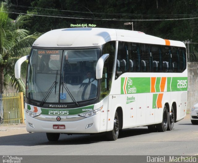 Cia. São Geraldo de Viação 21595 na cidade de Ilhéus, Bahia, Brasil, por Daniel  Machado. Número da foto: #2606731.