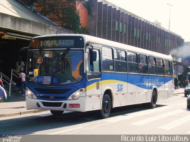 ETURSA - Emp. de Transp. Urbano e Rodoviário de Santo André 04 467 na cidade de Santo André, São Paulo, Brasil, por Ricardo Luiz. Número da foto: #2607630.