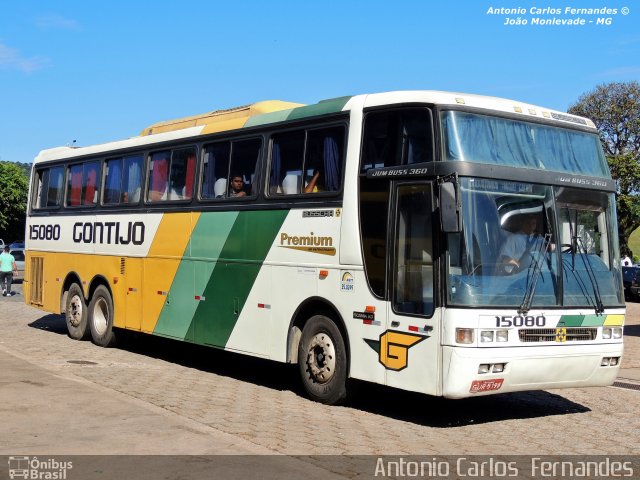 Empresa Gontijo de Transportes 15080 na cidade de João Monlevade, Minas Gerais, Brasil, por Antonio Carlos Fernandes. Número da foto: #2606225.