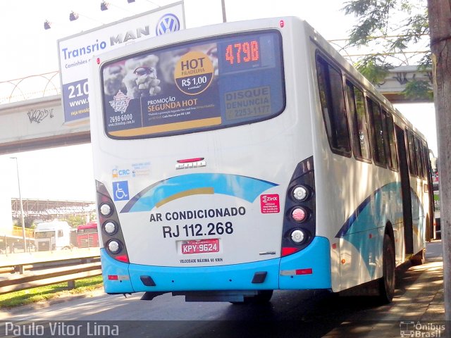 Auto Viação Vera Cruz - Belford Roxo RJ 112.268 na cidade de Rio de Janeiro, Rio de Janeiro, Brasil, por Paulo Vitor Lima. Número da foto: #2607642.
