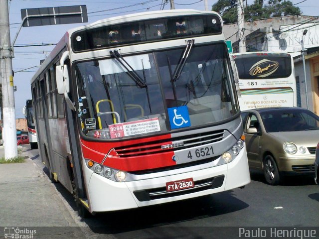 Transcooper > Norte Buss 4 6521 na cidade de São Paulo, São Paulo, Brasil, por Paulo Henrique. ID da foto: 2605930.