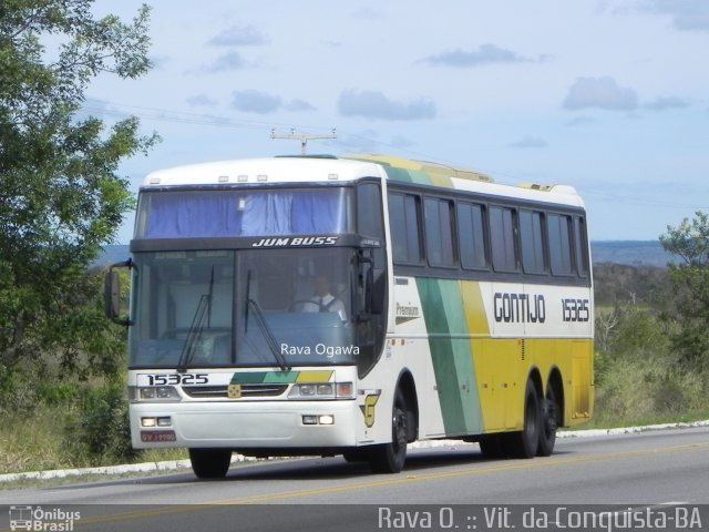 Empresa Gontijo de Transportes 15325 na cidade de Vitória da Conquista, Bahia, Brasil, por Rava Ogawa. ID da foto: 2609357.