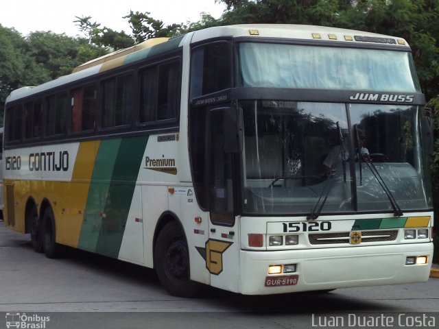 Empresa Gontijo de Transportes 15120 na cidade de São Paulo, São Paulo, Brasil, por Luan Duarte Costa. ID da foto: 2609261.