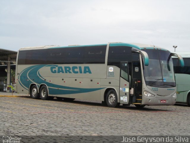 Viação Garcia 7222 na cidade de Londrina, Paraná, Brasil, por José Geyvson da Silva. Número da foto: #2608927.