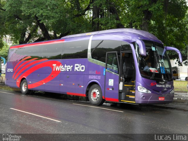 Twister Rio Transporte e Turismo 2040 na cidade de Rio de Janeiro, Rio de Janeiro, Brasil, por Lucas Lima. Número da foto: #2609245.