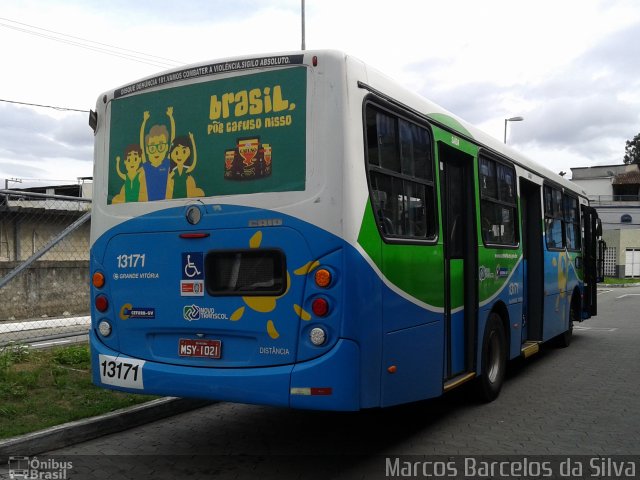 Viação Grande Vitória 13171 na cidade de Cariacica, Espírito Santo, Brasil, por Marcos Barcelos da Silva. ID da foto: 2609055.