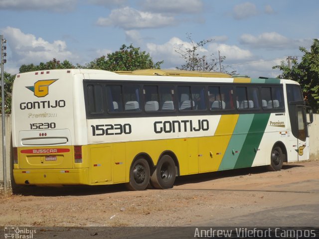 Empresa Gontijo de Transportes 15230 na cidade de Pirapora, Minas Gerais, Brasil, por Andrew Campos. ID da foto: 2609780.