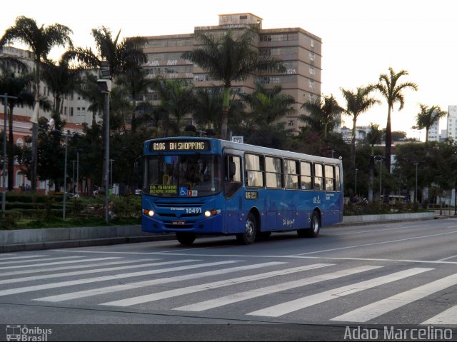 Auto Omnibus Floramar 10491 na cidade de Belo Horizonte, Minas Gerais, Brasil, por Adão Raimundo Marcelino. ID da foto: 2611329.