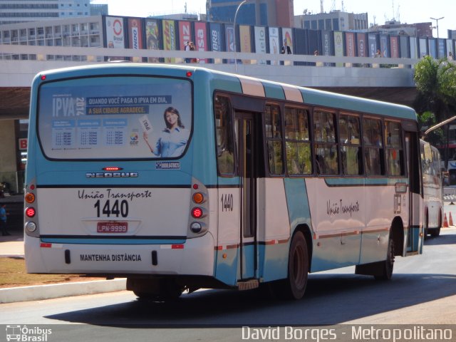 UTB - União Transporte Brasília 1440 na cidade de Brasília, Distrito Federal, Brasil, por David Borges. Número da foto: #2611176.