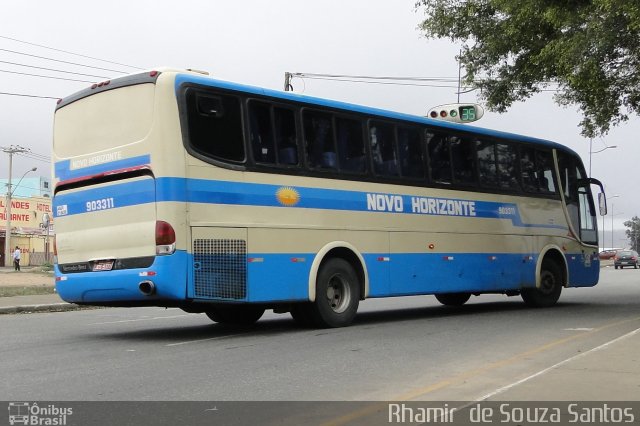 Viação Novo Horizonte 903311 na cidade de Vitória da Conquista, Bahia, Brasil, por Rhamir  de Souza Santos. ID da foto: 2610670.