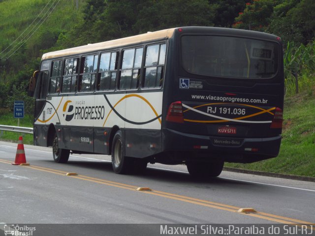 Viação Progresso RJ 191.036 na cidade de Paraíba do Sul, Rio de Janeiro, Brasil, por Maxwel Silva. Número da foto: #2610749.