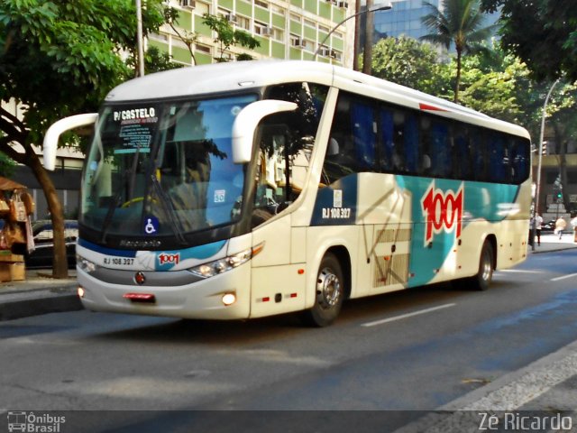 Auto Viação 1001 RJ 108.327 na cidade de Rio de Janeiro, Rio de Janeiro, Brasil, por Zé Ricardo Reis. ID da foto: 2612027.