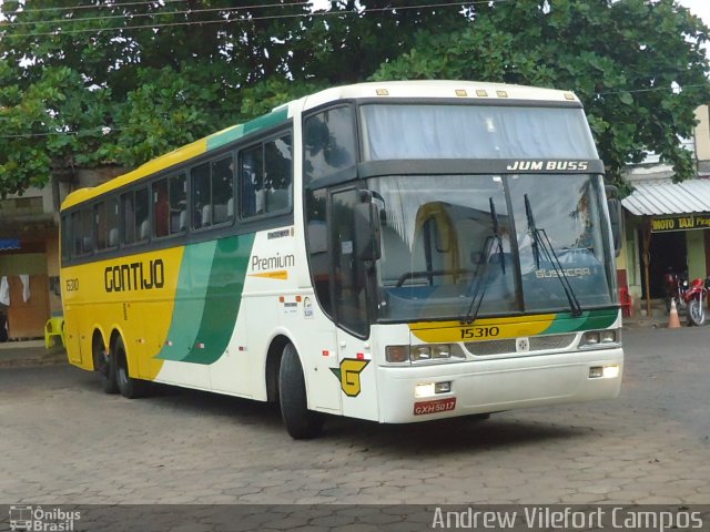 Empresa Gontijo de Transportes 15310 na cidade de Pirapora, Minas Gerais, Brasil, por Andrew Campos. ID da foto: 2611804.