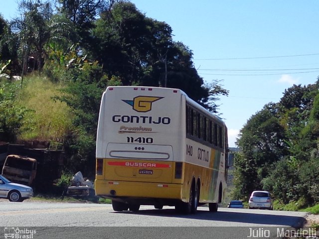 Empresa Gontijo de Transportes 11410 na cidade de Caeté, Minas Gerais, Brasil, por Júlio  Mandelli. Número da foto: #2611582.