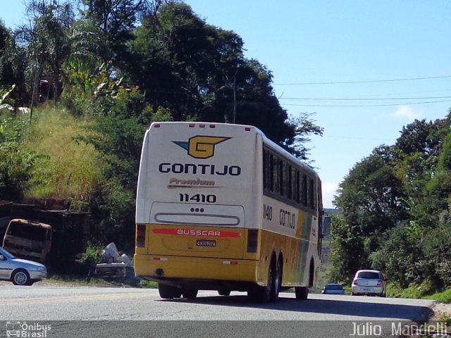 Empresa Gontijo de Transportes 11410 na cidade de Caeté, Minas Gerais, Brasil, por Júlio  Mandelli. ID da foto: 2611582.