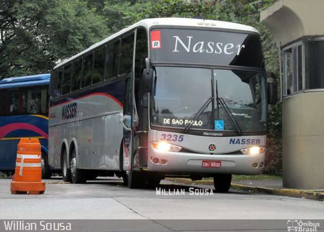 Viação Nasser 3235 na cidade de São Paulo, São Paulo, Brasil, por Willian Sousa. ID da foto: 2612812.