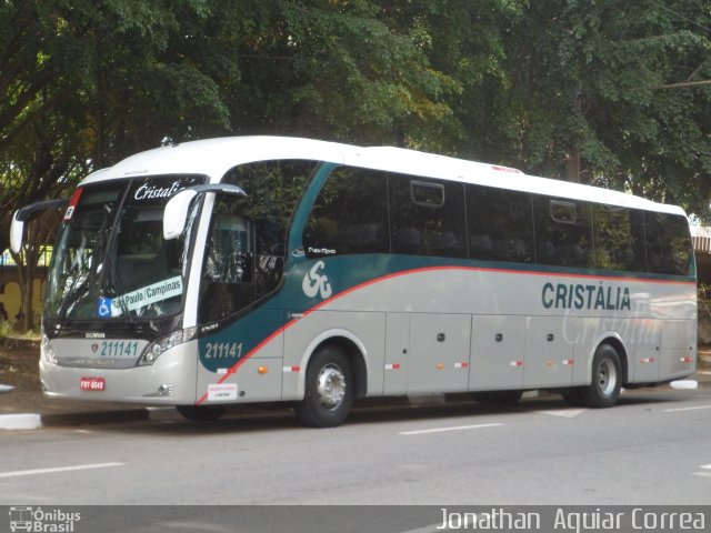 Expresso Cristália 211141 na cidade de São Bernardo do Campo, São Paulo, Brasil, por Jonathan  Aguiar Correa. Número da foto: #2614064.
