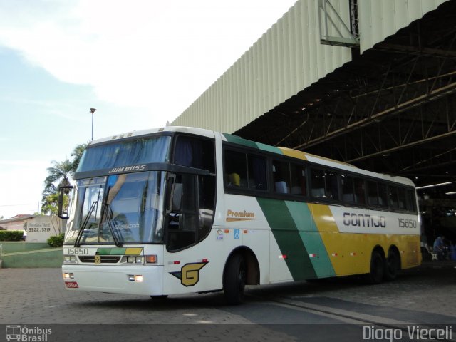 Empresa Gontijo de Transportes 15850 na cidade de Barretos, São Paulo, Brasil, por Diogo Viec. ID da foto: 2614948.