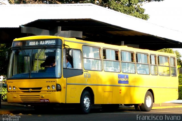 AVOA - Auto Viação Ourinhos Assis 6730 na cidade de Assis, São Paulo, Brasil, por Francisco Ivano. ID da foto: 2615370.