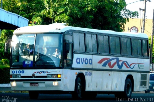 AVOA - Auto Viação Ourinhos Assis 8100 na cidade de Assis, São Paulo, Brasil, por Francisco Ivano. ID da foto: 2615468.