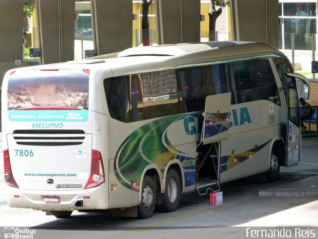 Viação Garcia 7806 na cidade de Ribeirão Preto, São Paulo, Brasil, por Fernando Reis. Número da foto: #2613712.